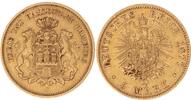 Hamburg 5 Mark Gold 1877 J Sehr sch&ouml;n 525,00 EUR  Excl. 10,00 EUR Verzending