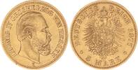 Hessen 5 Mark Gold 1877 H Ludwig IV. 1877-1892. Fast vorz&uuml;glich 1750,00 EUR  Excl. 15,00 EUR Verzending