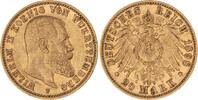 W&uuml;rttemberg 20 Mark Gold 1898 F Wilhelm II. 1891-1918. Sehr sch&ouml;n + 1100,00 EUR  Excl. 15,00 EUR Verzending