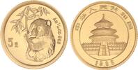 Asien-China 5 Yuan Gold 1995 Republik. Originalverschwei&szlig;t. Stempelglanz 350,00 EUR  Excl. 10,00 EUR Verzending