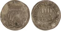 Braunschweig-Calenberg-Hannover 4 Pfennig Georg Ludwig 1698-1714. -