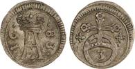 Braunschweig-Calenberg-Hannover 3 Pfennig Ernst August 1679-1698. -