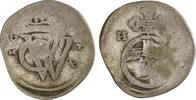 Braunschweig-Calenberg-Hannover 3 Pfennig Georg Wilhelm 1648-1665. -