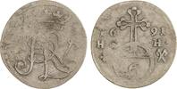 Braunschweig-Wolfenbüttel 6 Pfennig Rudolf August und Anton Ulrich 1685-1704. -