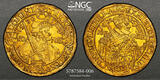 GERMANY 1630 Saxony, John George I. Gold 2 Ducats Augsburg Confession Coin. NGC AU Details