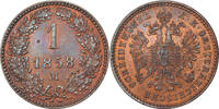 AUSTRIA 1 Kreuzer Emperor Francis Joseph I. Milan! -
