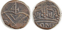 India (British) 2 Pice (8 Reas = 1/2 Anna) Bombay Presidency. 1-Year Type! -