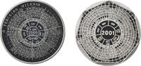 St. Thomas & Principe/Zambia 2000 Dobras & 4000 Kwacha Proof Silver 5 Cedis (1 Oz.) Coin. Alien Life Form. -