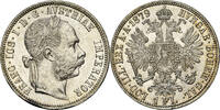 AUSTRIA FLORIN Austria, Franz Josef I. Silver Florin (Gulden) Coin. -