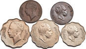 Iraq 1, 4 & 10 Fils (5pcs) 1938/1953 (AH1357/1372) Ghazi I/Faisal II. fa... 85,00 EUR49,00 EUR  Excl. 10,00 EUR Verzending