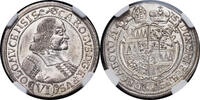 OLMUTZ 6 Kreuzer Karl II. Silver 6 Kreuzer Coin. Top Pop 1/0! -