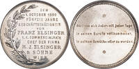 AUSTRIA Medal 50th Year of Service. Fr. Elsinger Commercial Councillor of M.J. Elsinger & Sons -