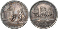 Nurnberg 1755 Peace of Augsburg Bicentennial. Silver Medal by Peter Paul Werner. VF+ (mounting mark!)