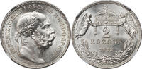 HUNGARY 2 Korona 1913 KB Francis Joseph I. NGC MS 62 189,00 EUR135,00 EUR  Excl. 15,00 EUR Verzending