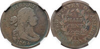 USA HALF CENT (1/2 Cent) 1804 Draped Bust. Variety without stems in wrea... 185,00 EUR156,00 EUR  Excl. 15,00 EUR Verzending