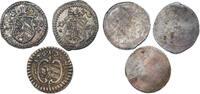 Pfennig (3pcs) 1738/1752/1799 Nürnberg Nurnberg (Free Imperial City). fast Vzgl, Vzgl, Sehr Schön+