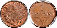 Lombardy-Venetia 1 Centesimo 1852 M Francis Joseph I. PCGS MS64 250,00 EUR189,00 EUR  Excl. 15,00 EUR Verzending