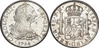 Mexico 8 Reales 1784 FM Charles III of Spain. fast Vzgl. (Kratzer!) 450,00 EUR395,00 EUR  Excl. 20,00 EUR Verzending