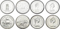 CANADA $1 (4pcs) 1977/1978/1979/1980 Silver Jubliee, Commonwealth Games,... 135,00 EUR119,00 EUR  Excl. 15,00 EUR Verzending