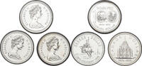 CANADA $1 (3pcs) 1974/1975/1976 Parliamentary Library, Calgary, Winnipeg... 105,00 EUR89,00 EUR  Excl. 15,00 EUR Verzending