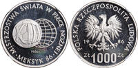POLAND 1000 Zlotych Proof Trial Strike Silver 1000 Zlotych Coin. Probá! -