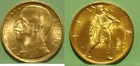 Italy, Italien 50 Lire Vittorio Emmanuel III gold coin. -