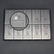 Cook Islands 10 x 1 CID 2023 Valcambi CombiCoin 10 x 10 grams 999 silver bar with certificate in box Brilliant Unicrculated