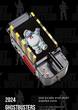 2 oz 2024 Niue 40th Anniversary Marshmallow Man 999 Ghostbusters Silver Coin Antik Finish