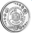 20 Cedis Ghana Alien Proof Color Silver Coin 1 oz 2023 Scottsdale Mint Uncirculated + color