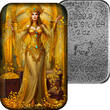 Polen  Silver bar The Seven Deadly Sins Avarice 2 oz cast bar 2024 antique color Antik Finish