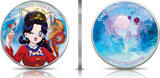 Fidschi  Silver Coin Fiji One Earth Shojo Manga 1 oz 2022 999 Color ST UV Effect Brillant uncirculated