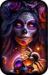 Polen  2 oz 2024 Dia de los Muertos Silver Bar 999.9 Day of the Dead Silver Bar Uncirculated