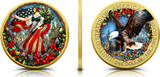 USA 1 USD Silver coin 1 oz American Eagle 2024 Merry Christmas Merry Christmas Color Brillant uncirculated