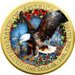 USA 1 USD Silver coin 1 oz American Eagle 2024 Merry Christmas Merry Christmas Color Brillant uncirculated