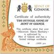 Kamerun  Silver coin 1 oz Slavik Bestiary - Alkonost #3 - 2025 Bu with certificate .999 Brilliant Uncirculated (STGL) / BU