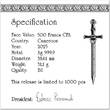 Cameroun 500 Francs CFA 2024 Silbermünze 1 oz Blood of Elves - The Witcher Book Series Silber 999 Brilliant Uncirculated / BU