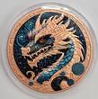 USA  Copper medal 33 grams Cool2Coin 420 Lunar Dragon Proof Color Copper Medal
