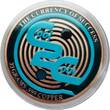 USA  Copper medal 33 grams Cool2Coin 420 Lunar Dragon Proof Color Copper Medal