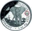 Silver coin 1 oz Somalia Elephant 2025 Privy Mark WMF Berlin Box Certificate BU Brillant uncirculated