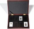 Deutschland  Lighthouse cassette Volterra mahogany for 8 gold bars in blister storage New