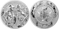 Malta 5 Euro Germania Mint Knights of the Past 2022 5 € Euro Second Edition 1 oz 999 Silver Stempelglanz