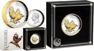 Australien 2 AUD Kookaburra 2 oz Gildet 2024 Perth Mint Australia 999 Silver Proof Coin -