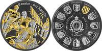 2 Dollar Silver coin 1 oz Camelot (2) Sir Lancelot multimetal 2024 Niue 2$ Matte + Proof