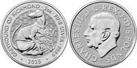 Großbritannien 5 Pfund Silver coin 2 oz Tudor Beasts - The Greyhound of Richmond 2025 Royal Mint Silver -