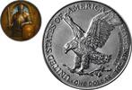Polen 1 Dollar Silver coin 1 oz USA ASE Knights of Honor Oathkeeper 2025 color 999 -