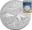 1 AUD 2025 Australien Silbermünze 1 oz Australien Kangaroo Känguru RAM 2025 Bush Capital im Slap Frosted uncirculated
