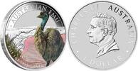 Australien 1 AUD 2025 Australia - Emu 2024 - 1 oz silver coin uncirculated color Uncirculated + color