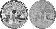 Karibik Inseln 2 Dollar Silver coin 1oz Eastern Caribbean St.Vincent & the Grenadines Paddleboard Couple -