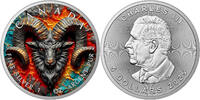 Kanada Silver coin 1 oz Stone Zodiac #Aries color 2025 Canada Silver Coin 999 -
