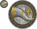 Polen 10 Mark Germania Mint Artefacts #Gjallarhorn 2 oz 2024 999 Silver CLOCK with wooden box -